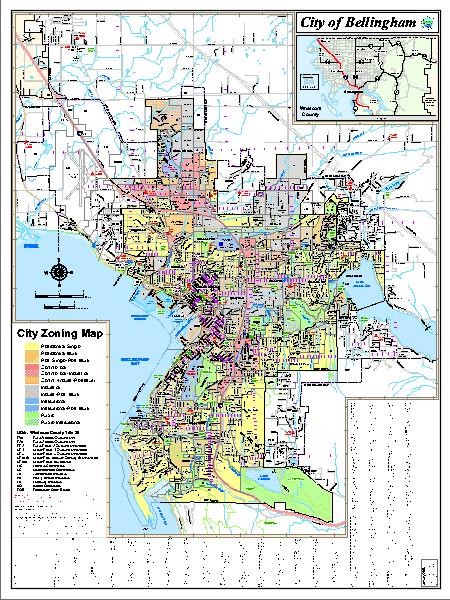 Zoning Map of Bellingham